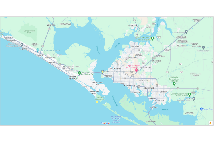 Map of St. Andrews Bay